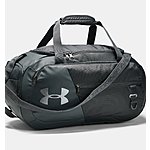 Under Armour UA Undeniable 4.0 Small Duffel Bag (Pitch Gray) $22 + Free S/H w/ ShopRunner