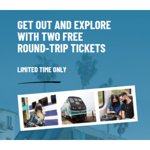 Two round discount trip tickets