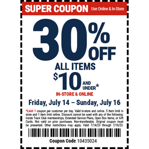 Harbor freight deals coupon near me