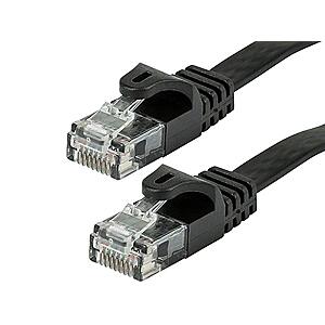 Monoprice Cat6 Ethernet Patch Cable 50ft for $4.99, 5/7/10/25ft for $3 each at Amazon