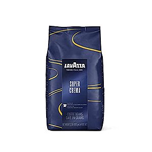 6-Pack 2.2-Lb Lavazza Medium Roast Whole Bean Coffee Blend (Super Crema) $67.80 w/ Subscribe & Save + Free S/H