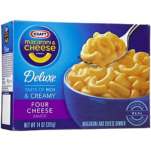 14-Oz Kraft Deluxe Four Cheese Macaroni & Cheese Dinner $1.85 w/ Subscribe & Save