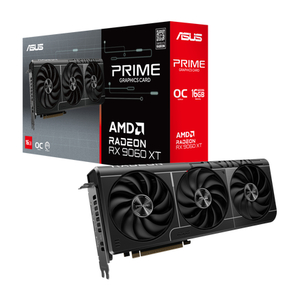 ASUS AMD Radeon RX 9060 XT Prime OC Triple Fan 16GB GDDR6 PCIe 5.0 Graphics Card $350 Free Pickup (select stores)
