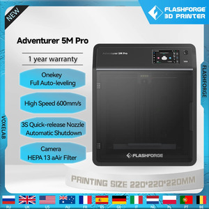 Flashforge Adventurer 5M Pro High Speed Auto Leveling 3D Printer 3 + Free Shipping