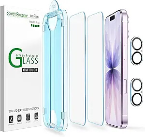 amFilm OneTouch Screen Protectors and Cases for iPhone 17 Series from .50