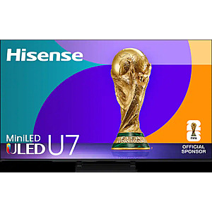 Hisense 55" U75QG Series 165Hz 4K QLED MiniLED Google TV (2025) @ Best Buy/Amazon $499.99