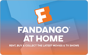 $25 Fandango at Home eGift Card $20 