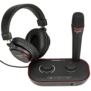 Focusrite Vocaster One Studio 1-Person Podcasting Kit $50 + Free Shipping