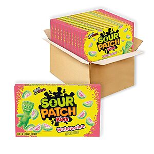 12-Pack 3.5-Oz Sour Patch Kids Watermelon Candy $8.30 & More w/ S&S
