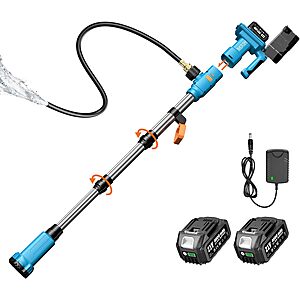 SEESII Cordless Stick Water Transfer Pump w/ 2x 4Ah Battery & Charger $66 + Free S/H