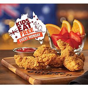 Outback Steakhouse - Free kids' meal every Monday when you purchase an adult entr&eacute;e.