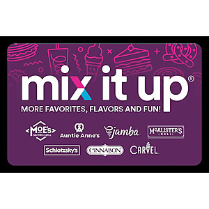 $50 Mix It Up Gift Card (Digital) $40 