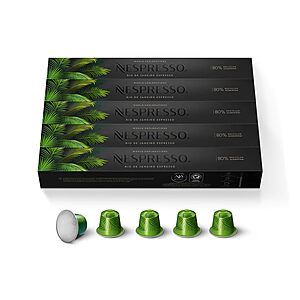 50-Ct Nespresso OriginalLine Espresso/Coffee Capsules from $26.70 w/ S&S + Free S&H