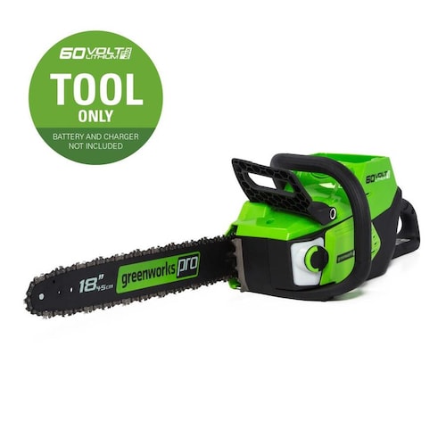 Lowe's Greenworks 60v Clearance Greenworks 60-volt Max Lithium Ion 18-in Brushless Cordless Electric Chainsaw (Battery Not Included) $99.50 & More + Free Shipping