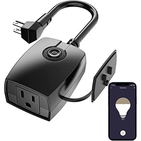 Kasa Outdoor Smart Dimmer Plug, IP64 Plug- in Dimmer $21.99