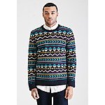 Geo-Striped Sweater $16.99 + ship @forever21.com