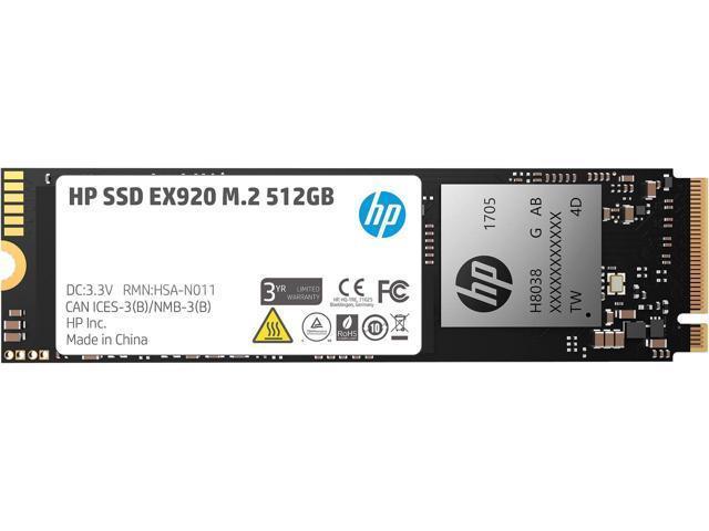 HP EX920 M.2 512GB PCIe 3.0 x4 NVMe 3D TLC @(Newegg via eBay) $79.99