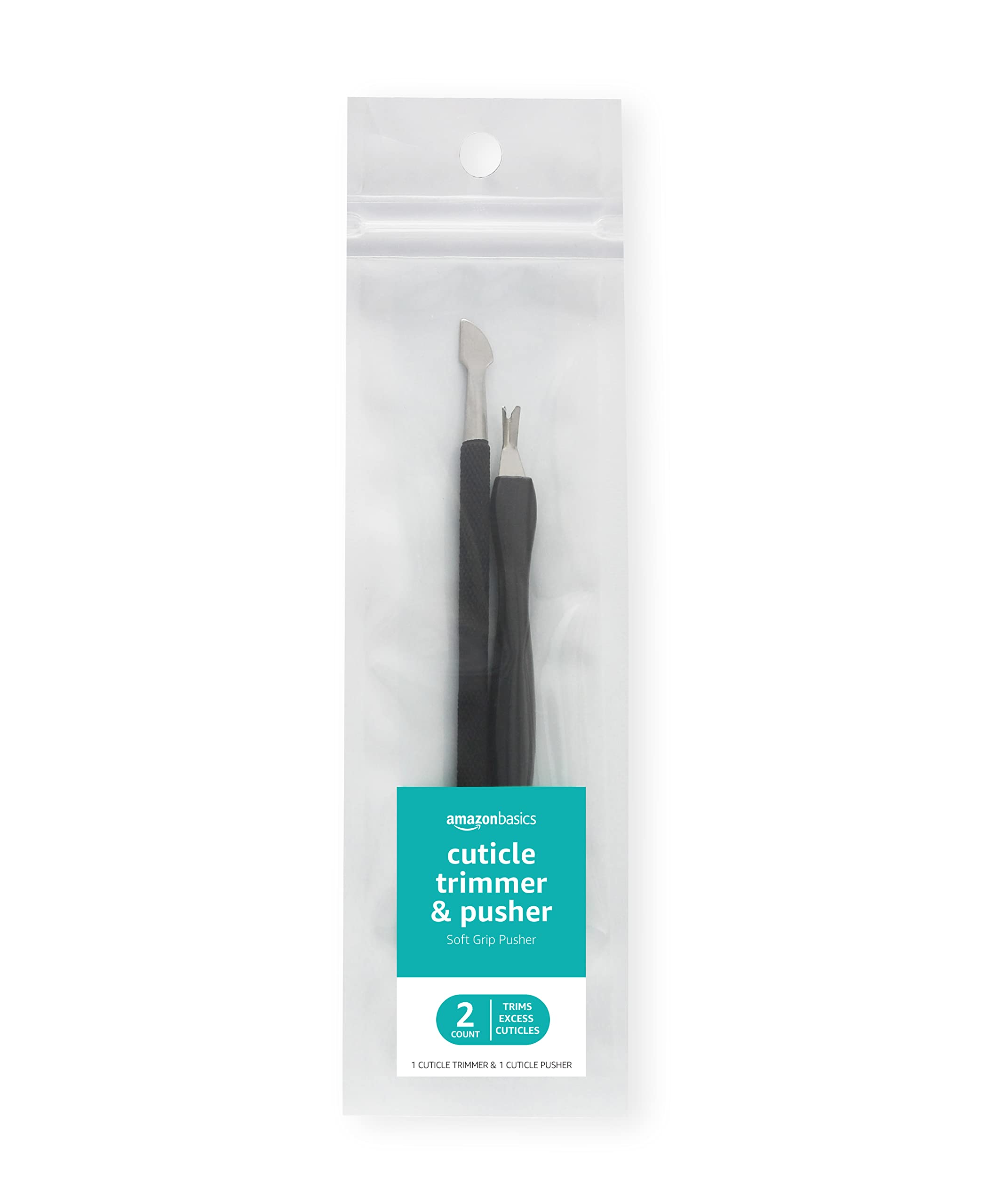 Amazon Basics Cuticle Trimmer and Pusher, 2 Count $2.60 shipped w/ Prime