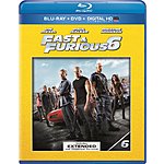 Fast & Furious 6 - Extended Edition (Blu-ray + DVD + Digital HD) $10 + Free Store Pickup