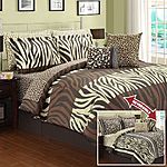10-Piece Reversible Comforter Sets (Twin, Full, Queen, King, Cal King) $30 + Free Shipping
