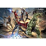 Marvel Avengers &amp; Marvel Comics Posters: 36&quot;x24&quot; The Avengers Strike Poster $1.98 &amp; More + Free Shipping