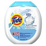 Prime Members: 81-Ct Tide Pods HE Detergent Pacs (Free & Gentle) $13.05 &amp; More w/ S&amp;S + Free S&amp;H
