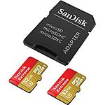 2-Pack of 32GB SanDisk Extreme microSDHC UHS-I Memory Card $20 + Free Shipping