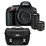 Nikon D5300 DSLR Camera w/ 18-55mm VR & 70-300mm Lens + Nikon Bag $497 + Free Shipping