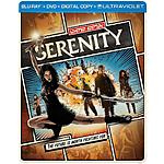 Serenity: Limited Edition Steelbook (Blu-ray + DVD + Digital + UV) $9