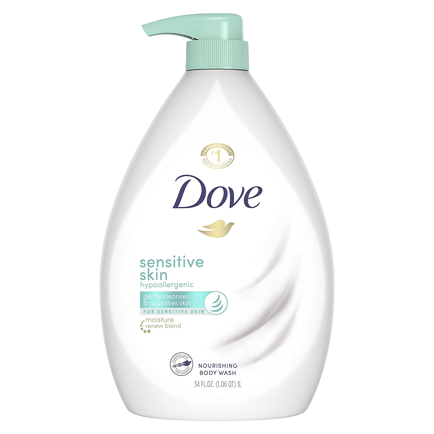 Dove Body Wash for Softer and Smoother Skin Sensitive Skin , 34 oz $5.58