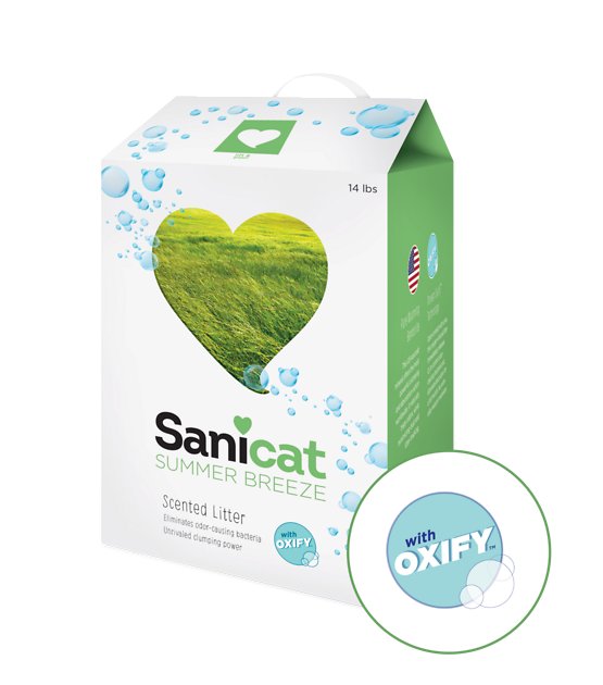 14lb Sanicat Oxify Scented Cat Litter $5 @ chewy.com