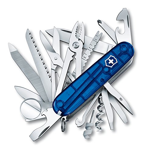 Victorinox Swiss Army Multi-Tool, SwissChamp Pocket Knife, Sapphire $59.99
