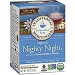 Traditional Medicinals Organic Nighty Night Tea, 16 Tea Bags (Pack of 6) $14.16 or Less with Amazon S&amp;S