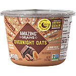 Amazing Grains, Overnight Oatmeal Cups, Mocha Almond, 6 Cups (2.4 oz Cup) $9.94