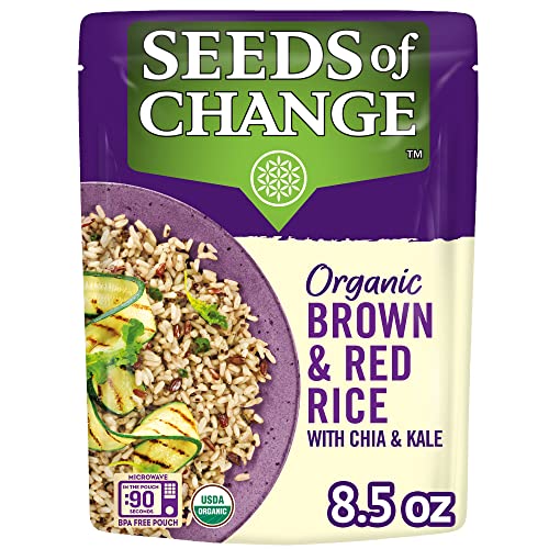 SEEDS OF CHANGE Organic Brown & Red Rice, 8.5 Ounce (Pack of 12) 14.64$ $14.64