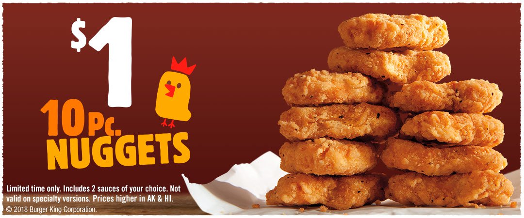 100 Bk Chicken Nuggets For 10 Delivered Ymmv Page 2