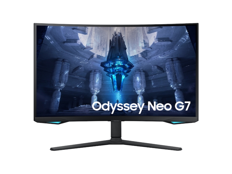 Samsung EPP/EDU  32" Odyssey Neo G7 4K UHD 165Hz 1ms(GTG) Quantum HDR2000 Curved Gaming Monitor - $350