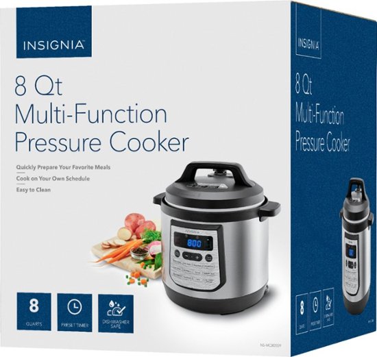 Insignia™ - 8qt Digital Multi Cooker - Stainless Steel $39.99