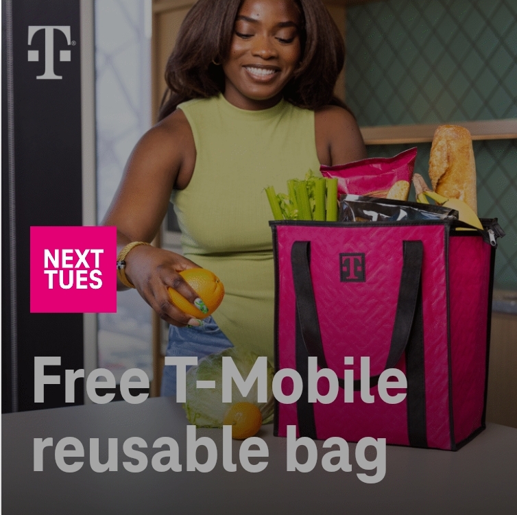 T-Mobile Tuesdays app users 4/18/23: Free reusable T-Mobile bag, set of MightyFix stasher bags for $3, 40% off Kor, 10 cent Shell gas discount