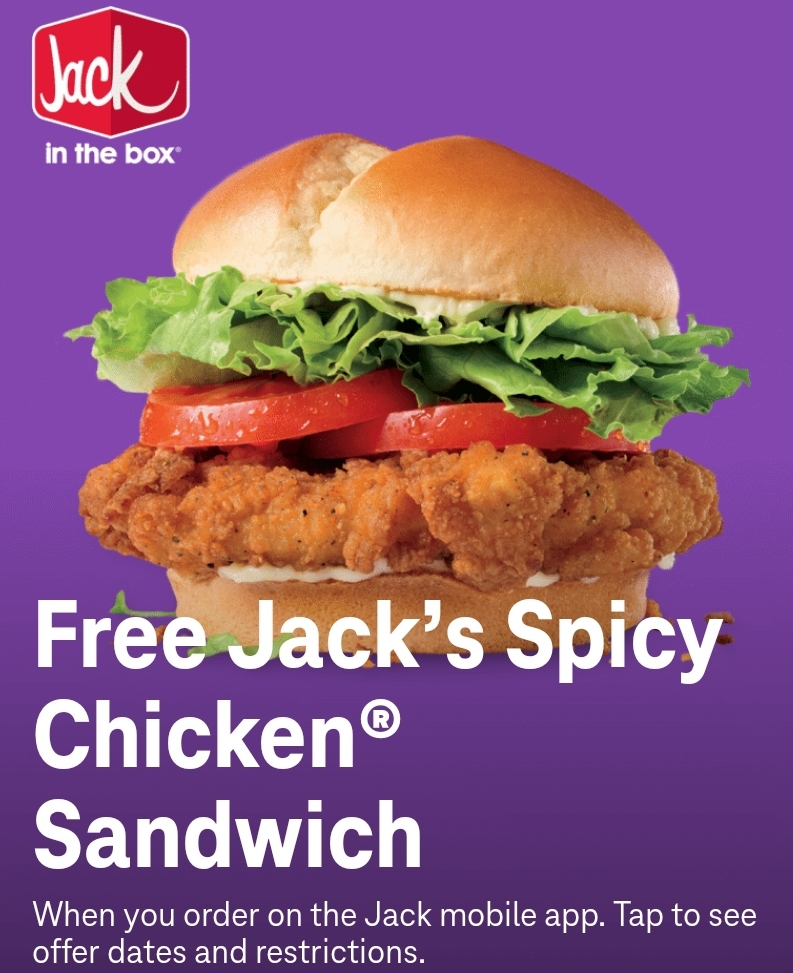 T-Mobile Tuesdays app users 11-28-23: Free Jack's Spicy Chicken Sandwich, donate 10 meals, $5 off Large AMC popcorn, 50% off custom stockings/ornaments, 15 cent Shell gas discount*