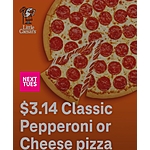 T-Mobile Tuesdays app users: 3/14/23: $3.14 Little Caesars pizza, 14 free 4x6 photos, free Redbox disc rental,  10 cent Shell gas discount*