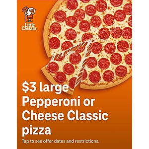T Mobile Tuesdays app users 10 3 23 3 Pepperoni or Cheese Little
