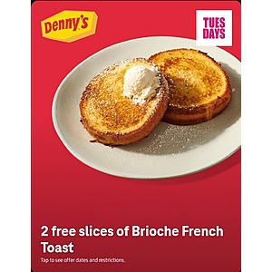 T-Life (T-Mobile Tuesdays) app users 2/20/24: 2 free slices Denny's Brioche French Toast, $2 magazine subscription, 2 free months of Petcube Care + 43% off sitewide, and more!