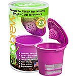 Buy Ekobrew Refillable K-cup for Keurig 2.0 and 1.0 Brewers for $9.99 shipped free get the 100 count paper fitlers free at Amazon