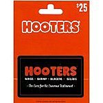 Hooters $25 Gift card for $20 ( Amazon Lightning Deal - Prime Early Acess)