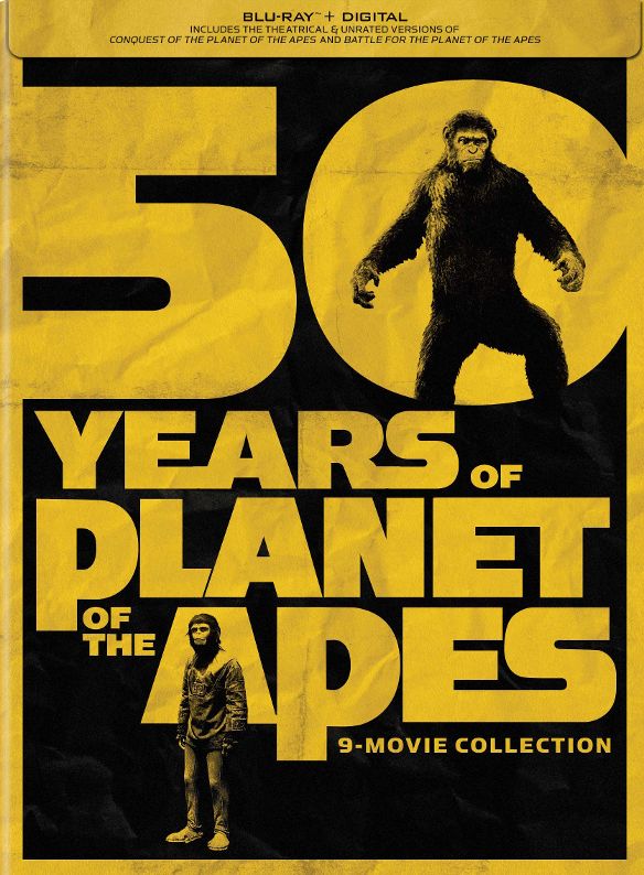 Planet of the Apes: 9-Movie Collection [Blu-ray + Digital] $39.99