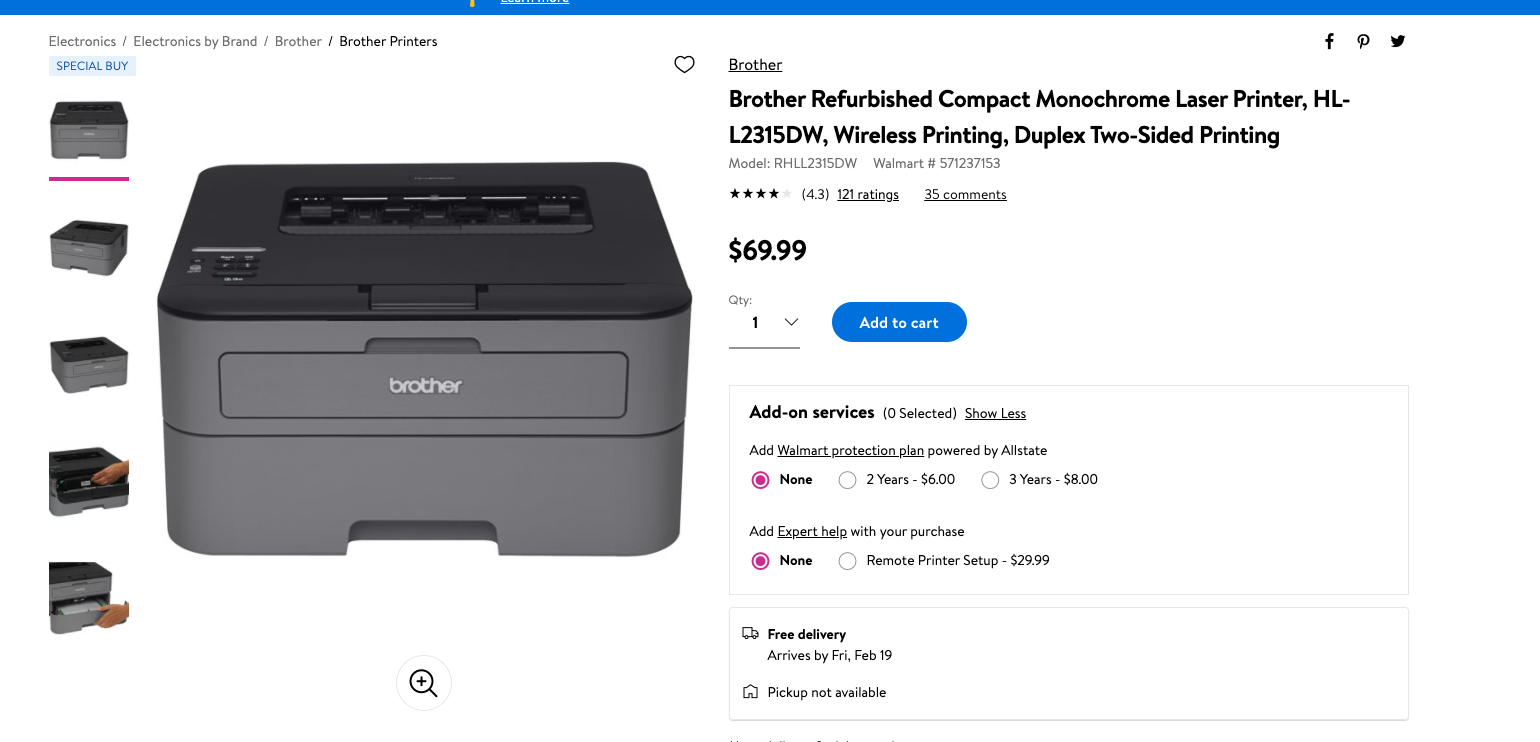 slickdeals laser printer