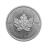 Costco Members: 2024 1 oz Canada Maple Leaf Silver Coin, 25-count $859.99