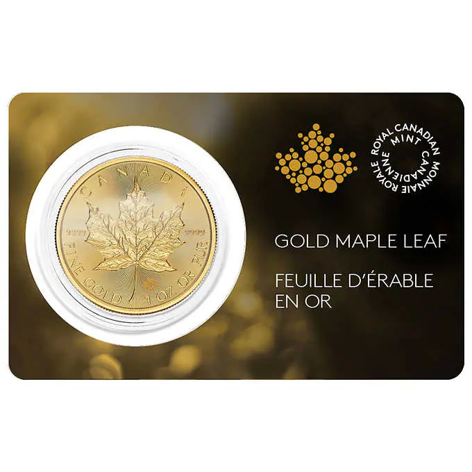 Costco Members: 1 Troy Oz. Canada Maple Leaf Gold Coin (New In Assay) $2230 + Free Shipping