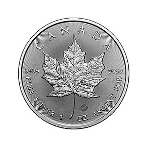 Costco Members: 2024 1 oz Canada Maple Leaf Silver Coin, 25-count $739.99